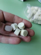 Almohadilla de pulido de fieltro de lana, 13mm + 2 vástagos para muela, 100 Uds.