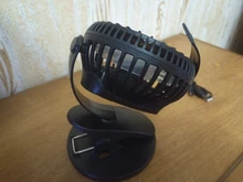 Desk-Fan Usb-Table-Fan Clip-On-Fan Cooling Rechargeable Mini 3-Speeds Rotation 360-Degree