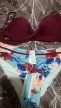 CUPSHE-Conjunto de Bikini Floral de realce para mujer, bañadores de dos piezas con Tanga Sexy, trajes de baño de playa, novedad de 2021