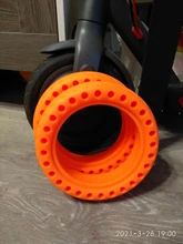 Para Xiaomi eléctrico neumático de scooter Durable 8 1/2*2 tubo interior delantero trasero mijo ropa de Color sólido neumático Scooter Eléctrico de neumático de caucho