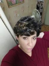 Blice-Peluca de pelo sintético para mujer, postizo de onda corta Natural, Color mezclado, resistente al calor, Kanekalon Peluca de P1B/30 pelucas para uso diario, envío gratis
