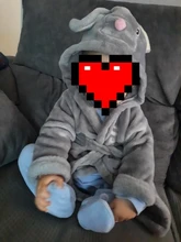 Albornoz con capucha de dibujos animados para niñas pequeñas, ropa de dormir bonita para bebé