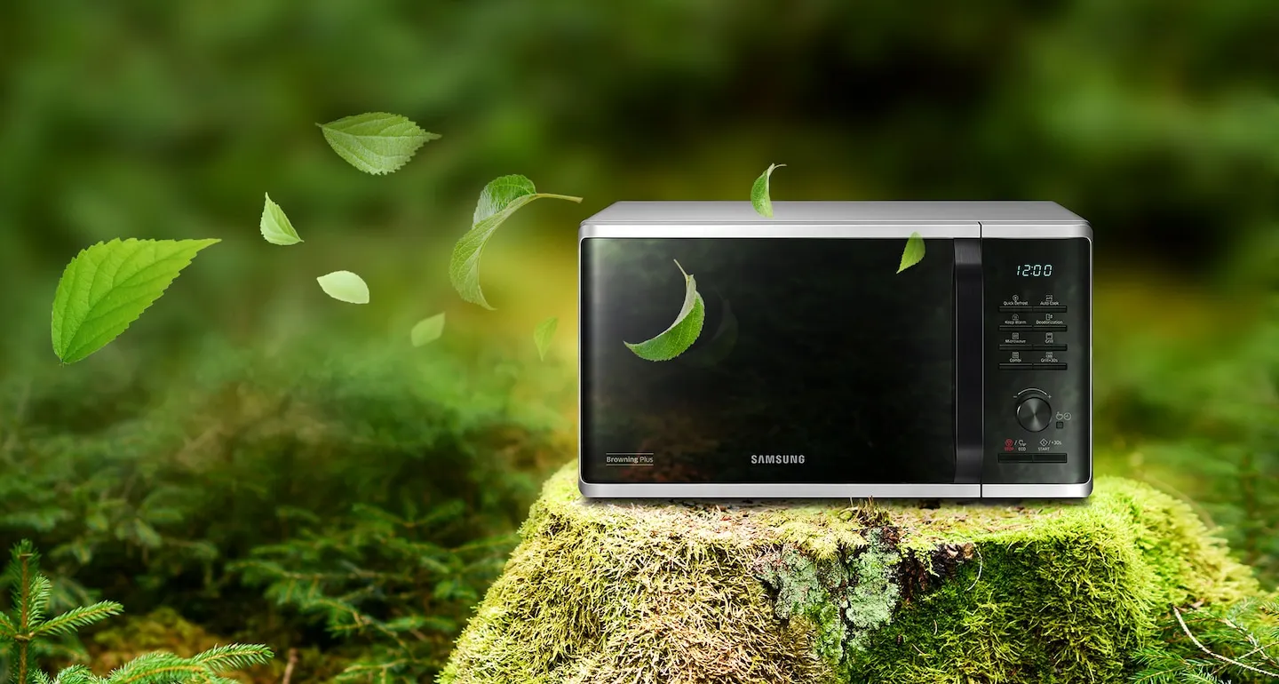 Microwave Oven Samsung (MG23K3515AS) Silver | With Grill | Capacity 23  liters | Home Household Kitchen Cooking Appliance|Microwave Ovens| -  AliExpress