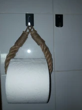 Vintage Towel Hanging Rope Toilet Paper Holder Home Hotel Bathroom Supplies