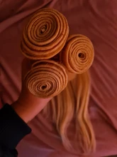 Extensiones de cabello de Color rubio miel 613, paquete de extensiones de cabello brasileño de 8 - 40 pulgadas, cabello humano Remy liso, se puede comprar 1, 3 y 4 paquetes de oferta