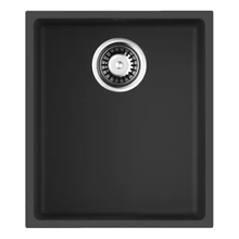 Мойка для кухни Omoikiri Bosen 38-U-BL Tetogranit(Черный)(Устойчивая к царапинам, термостойкая, встраиваемая