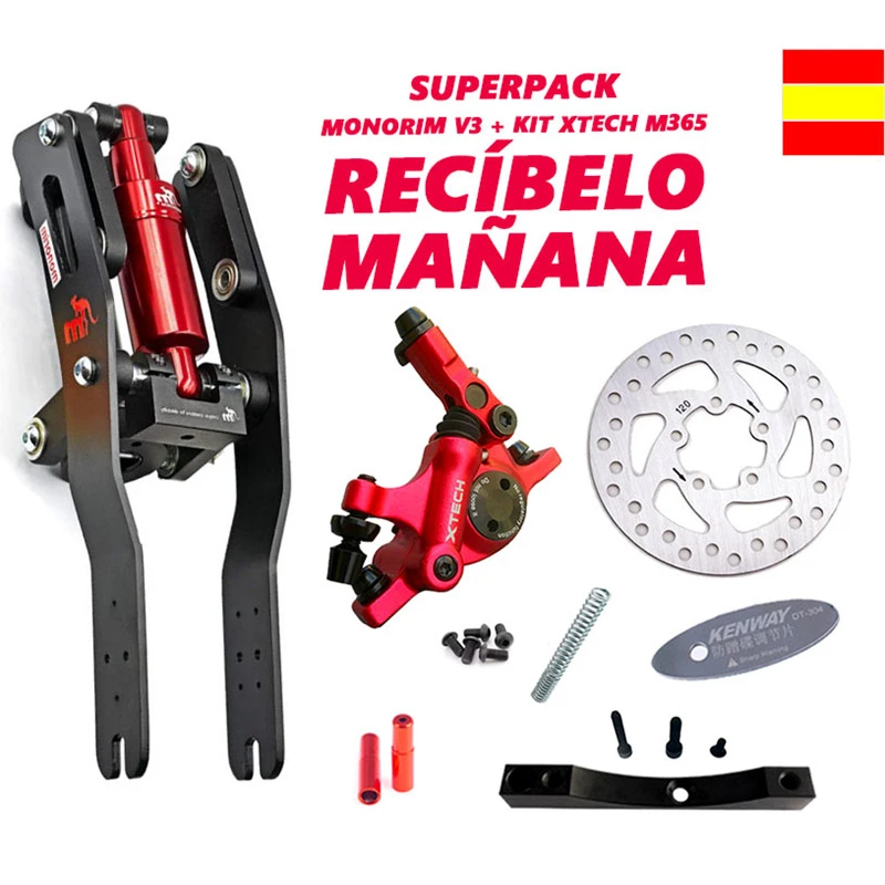 SUSPENSION MONORIM V3 + XTECH KIT for Xiaomi M365 /M365 PRO / PRO 2 / 1S /  ESSENTIAL (model 2021) improvement for Xiaomi M365|Scooter Parts \u0026  Accessories| - AliExpress