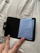 Funda de cuero PU para tarjetas de crédito para hombre y mujer, tarjetero de 24 Bits, cartera para tarjetas y documentos de identidad, H088