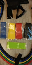 Banda con tubos de resistencia para Fitness, cuerda de tracción elástica para gimnasio y Yoga, expansor de entrenamiento, anclaje de puerta con asa y correa para el tobillo, 11 unidades