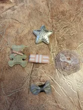 5 unids/set lindo bebé Clips de pelo brillo corona de princesa Bowknot rayas monos horquillas para niñas recién nacido bebé accesorios para el pelo