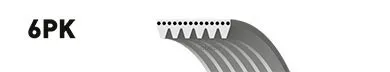 Ремень П/К Gates 6pk2000 Gates арт. 6PK2000