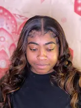 Beaudiva-extensiones de pelo ondulado brasileño con Frontal, extensiones de cabello humano de 34 y 36 pulgadas con cierre Frontal de malla