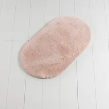 Коврик для ванной-коврики | коврик для ванной нескользящие Противоскользящие коврики цвета Овальный лосось 60X100 см