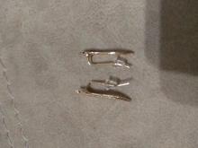 KISSWIFE-pendientes de Metal con forma de hoja para mujer, aretes, estilo trepador de oreja, Simple, Color dorado