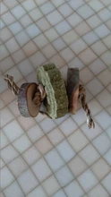 Rabbit Grass Cake Wooden Molar Toy Pet Chinchillas Hamster Bite String