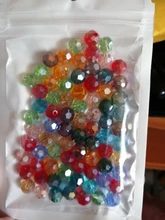 3 4 6 8mm espaciador redondo perlas de vidrio para fabricación de joyería Diy accesorios de colores de cristal facetado perlas al por mayor Z174
