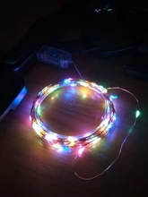 Fairy-String-Lights Garland Copper-Wire-Lamp Remote-Control Party-Decoration Christmas