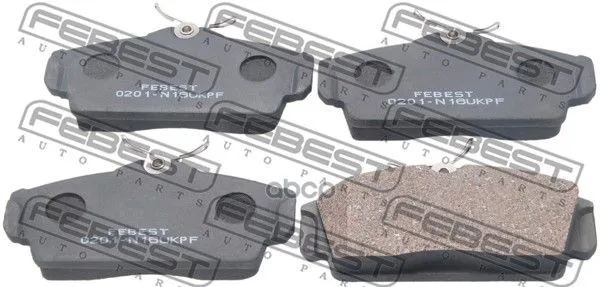 Колодки Тормозные | Перед Прав/Лев | Nissan Almera Uk Make N16e 2000.02-2006.11 [El] Febest арт. 0201N16UKPF