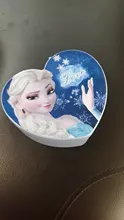 Conjunto de collar y pulsera de princesa Elsa para niños y niñas, caja de regalo de joyería con pinza para el pelo de Frozen 2, regalo de Navidad y vacaciones
