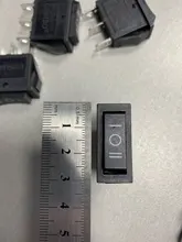Boat Rocker-Switch ON-OFF-ON 3-Position KCD3 BLACK SPDT X 3-Pin 125V 5pcs 250v/20a 15A