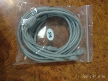 ANPWOO 5M/10M/20M/30M opcional, 2,1mm/5,5mm jack RJ45 + DC de extensión Ethernet Cable CCTV para cámaras IP sistema NVR