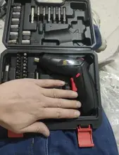 Juego de destornilladores eléctricos, diámetro máximo inalámbrico con taladro eléctrico, Material ABS, herramienta de reparación portátil