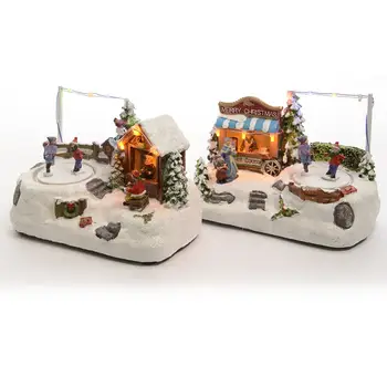 

CHRISTMAS VILLAGE LED 2XAA 11,3X20X13CM