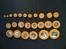 Saxofón saxofón reemplazo Woodwind Brown Fuax almohadillas de cuero Tenor/ Soprano /Alto