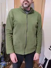 Chaqueta ajustada de doble cara para hombre, suéter táctico de forro polar informal con cuello vuelto y cremallera, chaqueta de Color sólido, abrigo cálido de invierno