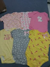 2021 6 unids/set Unisex bebé recién nacido ropa de bebé de algodón de chica ropa de dibujos animados de niñas ropa de bebé monos Bodysuits