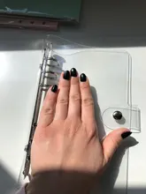Cubierta de PVC para libreta, accesorio para libreta A5/A6/A7, transparente, conciso, 6 archivador con agujeros, planificador, diario, Bullet