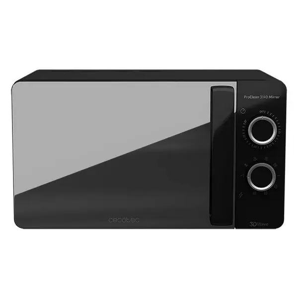 Microwave with Grill Cecotec ProClean 3140 20 L 700W Black Microwave with Grill Cecotec ProClean 3140 20 L 700W Black
