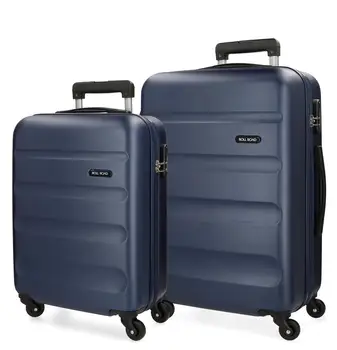 

Set of two suitcases rigid 55-65cm Roll Road Flex Navy Blue