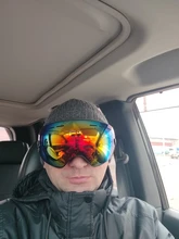 ELAX-Gafas de esquí antiniebla de doble capa, gafas de esquí para nieve y Snowboard, gafas de motonieve para deportes al aire libre