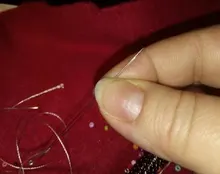 Aguja de abalorios DIY, suministros para hacer cuentas, alfileres hechos a mano, accesorios de joyería, herramientas, 1 Uds.