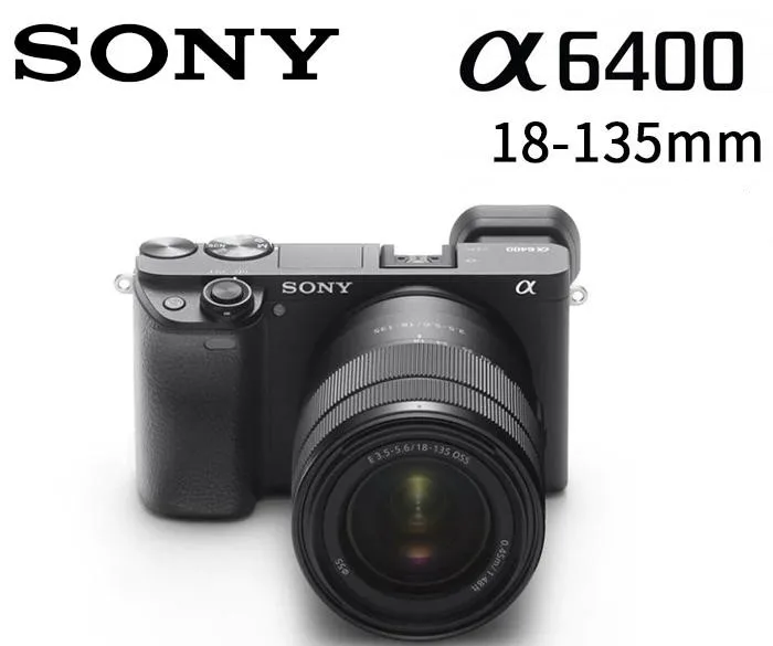 Новая Sony Alpha A6400 A6400M беззеркальная 4K Wi-Fi Цифровая камера и комплект объективов 18-135