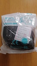 10-100 Uds ffp2mask KN95 máscaras 5 capas cara boca máscaras reutilizable Filtro de protección KN95 respirador fpp2mask CE negro Mascarillas