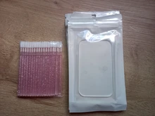 NAGARAKU-cepillo desechable para pestañas, 50 Uds., mini cepillos de cristal, suministros de extensión de pestañas, aplicador, maquillaje de belleza