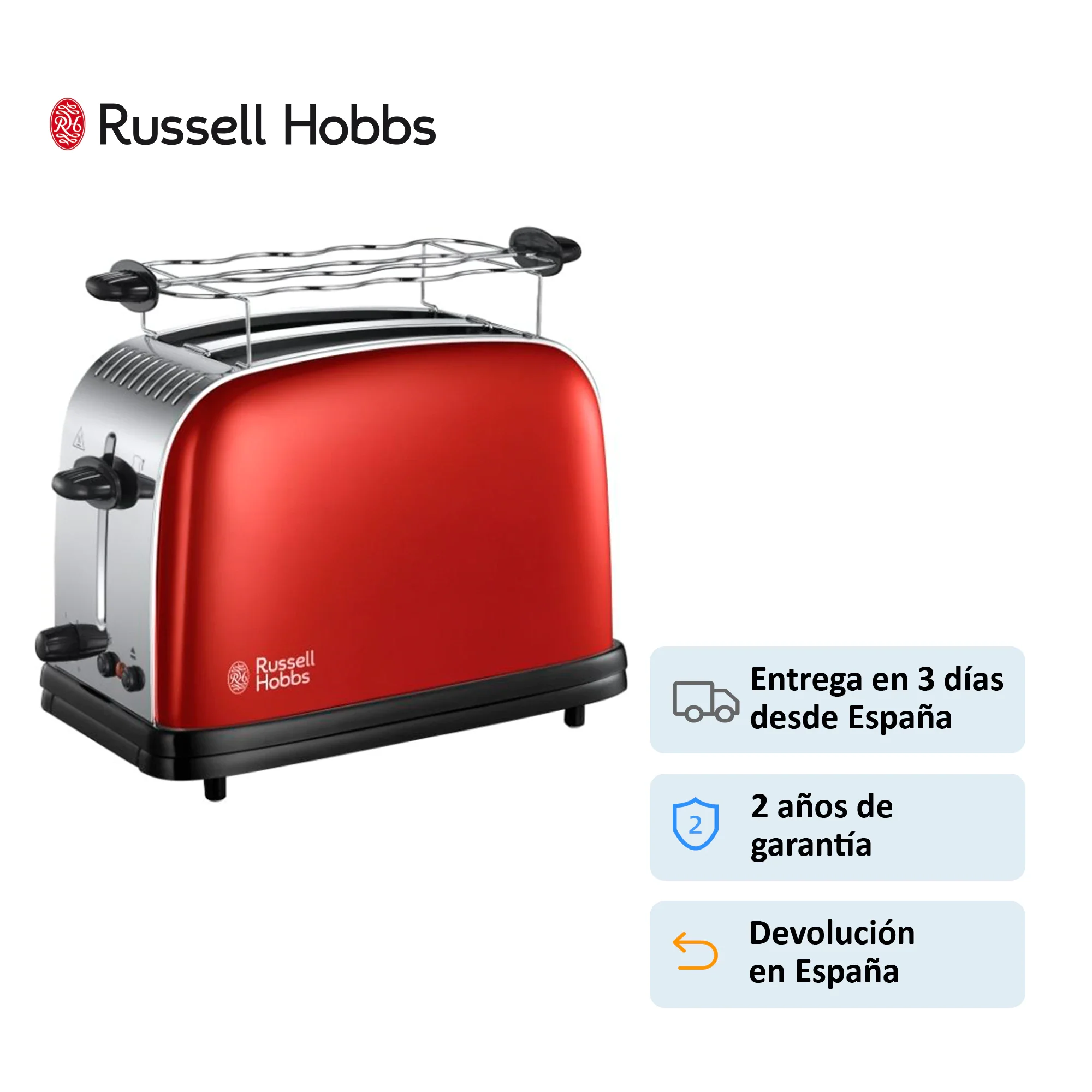 russell hobbs colours plus toaster