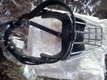 Canasto de alambre de Metal fuerte para perros grandes, bozal para morder, antimordedura, negro/marrón