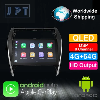 

Multimedia player - JPT - for TOYOTA 2012 Camry USA Version QLED PX6 DSP8 RDS GPS Navigation 4G+64G AUX Carplay