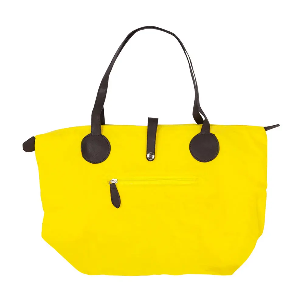 

Biggdesign Shoulder Bag, Bicycle Pattern, 40 cm, Foldable, Washable, Yellow Color