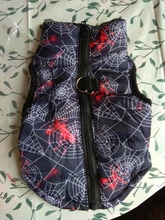 Ropa cálida para perros pequeños, abrigo para perros a prueba de viento, chaqueta acolchada, atuendo con chaleco, ropa para Chihuahua y Yorkshire 35