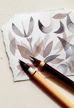 Pincel de escritura manual de pelo de conejo único, pincel de acuarela de poste largo, gancho pintado a mano para cómic, pincel de acuarela, 2 colores
