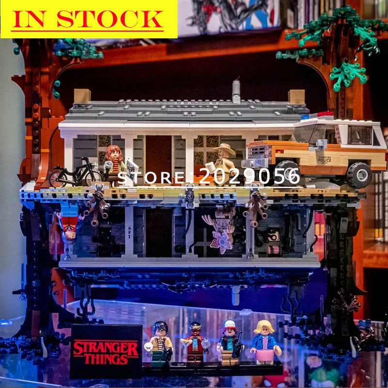 

25010 In Stock Stranger Things The Upside Down 2499Pcs Building Blocks Bricks Toys compatible with 75810 Christmas Gifts