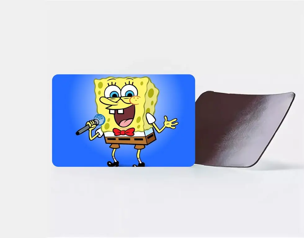 Виниловый мягкий магнит Губка Боб SpongeBob №51 | Дом и сад