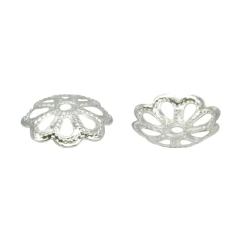 

4ar198 cap for beads, 10mm 50 pcs/pack, Astra (Silver)