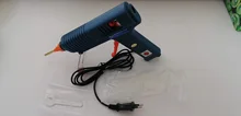 Pistola de pegamento de fusión en caliente de 150W, con Control de temperatura para el hogar, manualidades, fabricación Industrial, uso de barras de pegamento de 11mm, boquilla de cobre puro