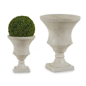 

Planter Cream Resin (38,5 x 51,5 x 38,5 cm)