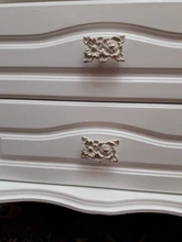 KAK-Manijas para cabinete de cocina, conjunto de mangos de zinc en aleación de marfil, ideal para puerta de alacena, cajón, perillas, muebles de moda europea, equipo de manijas